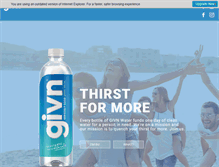 Tablet Screenshot of givnwater.com